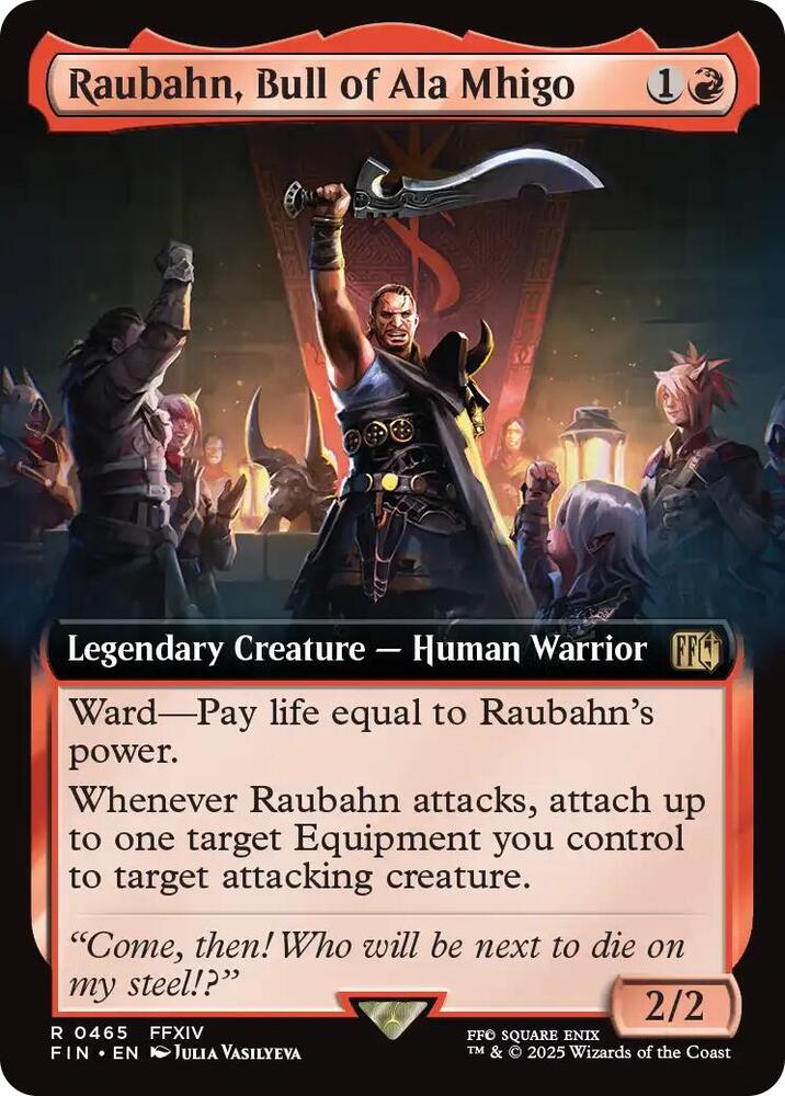 Raubahn, Bull of Ala Mhigo (Extended Art) (465) [Final Fantasy]