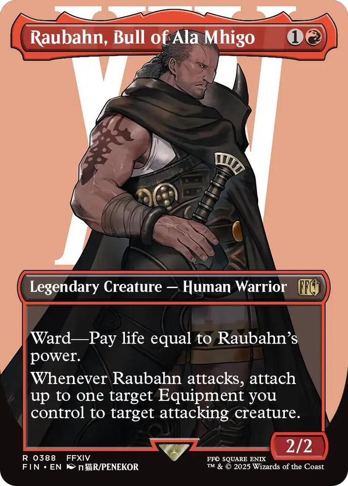 Raubahn, Bull of Ala Mhigo (Borderless) (388) [Final Fantasy]