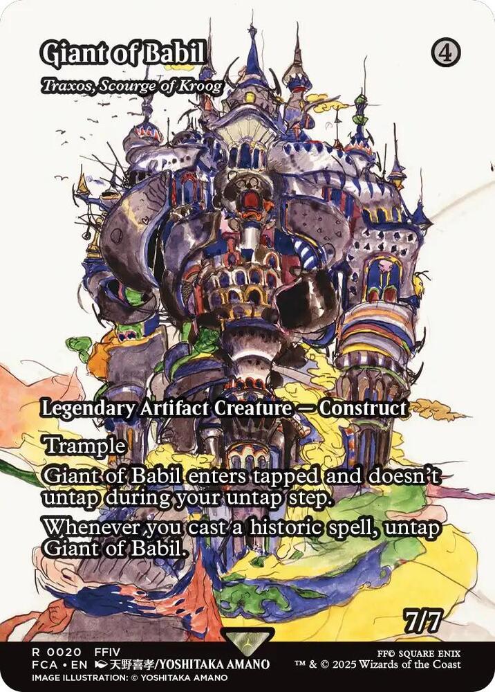 Giant of Babil - Traxos, Scourge of Kroog (Showcase) (20) [Final Fantasy: Through the Ages]