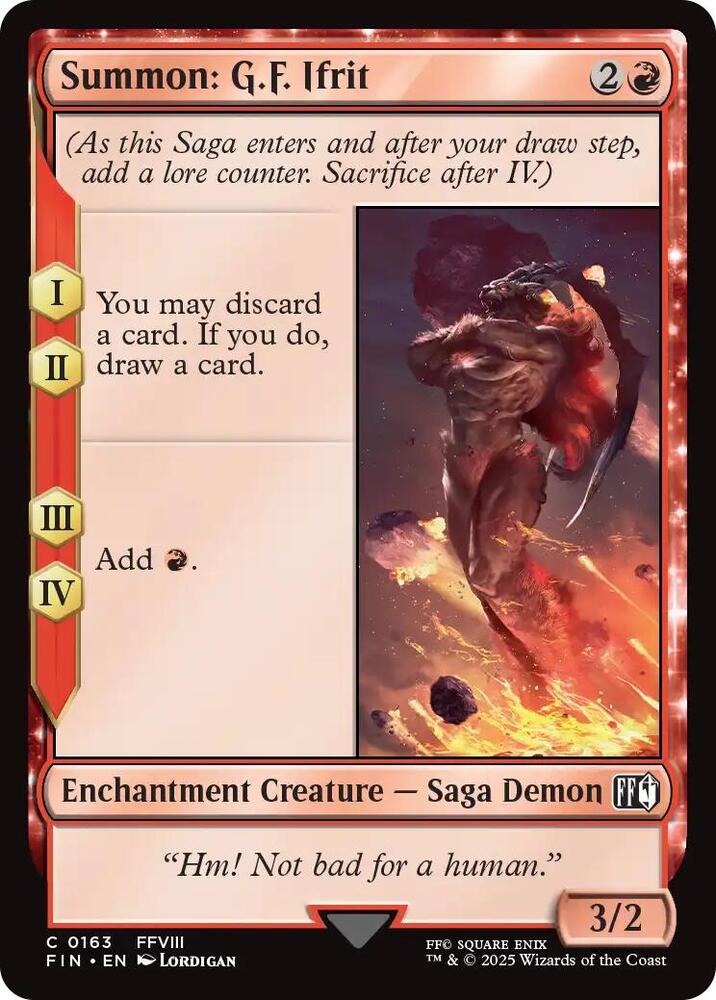 Summon: G.F. Ifrit (163) [Final Fantasy]