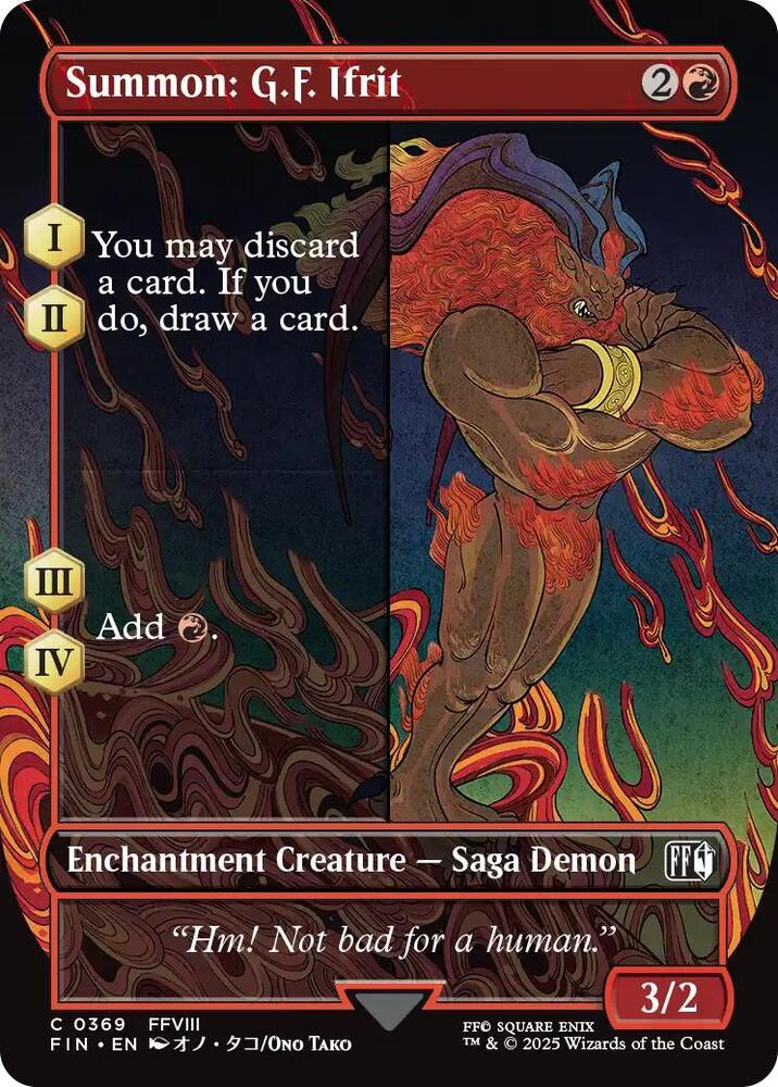 Summon: G.F. Ifrit (Borderless) (369) [Final Fantasy]