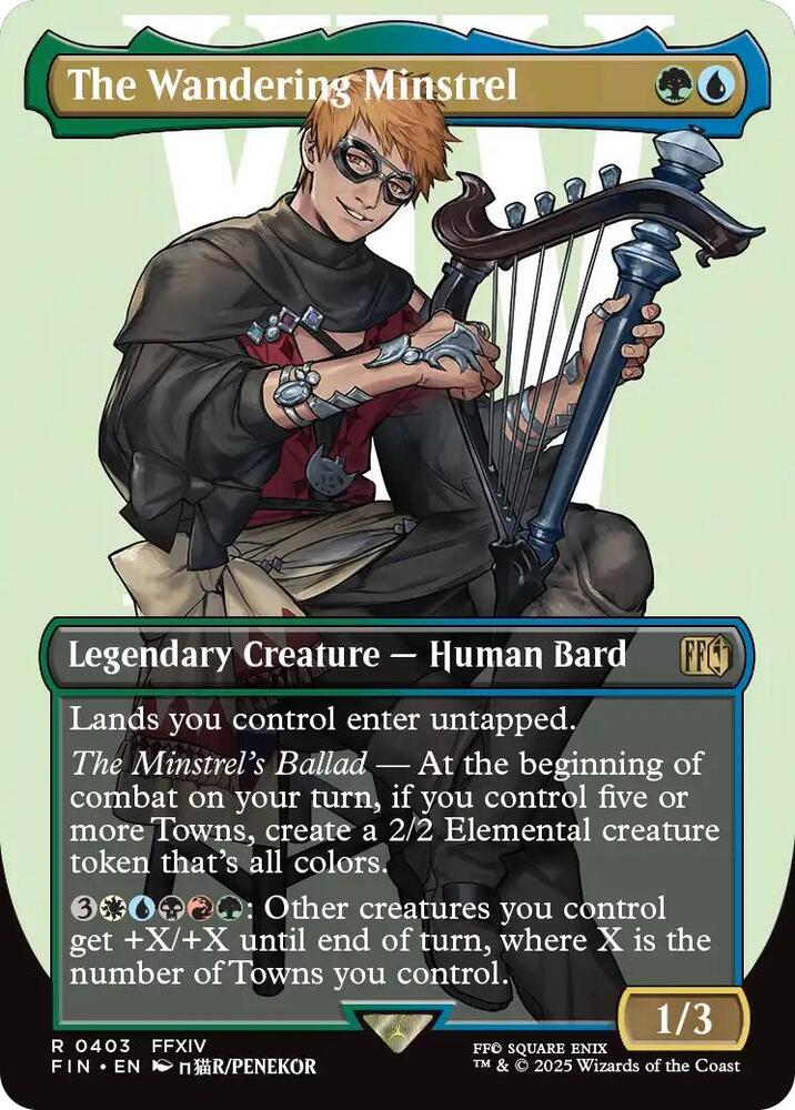 The Wandering Minstrel (Borderless) (403) [Final Fantasy]