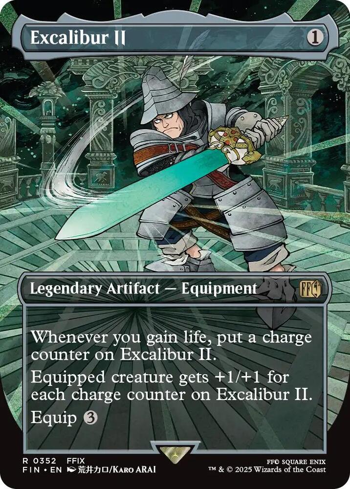 Excalibur II (Borderless) (352) [Final Fantasy]