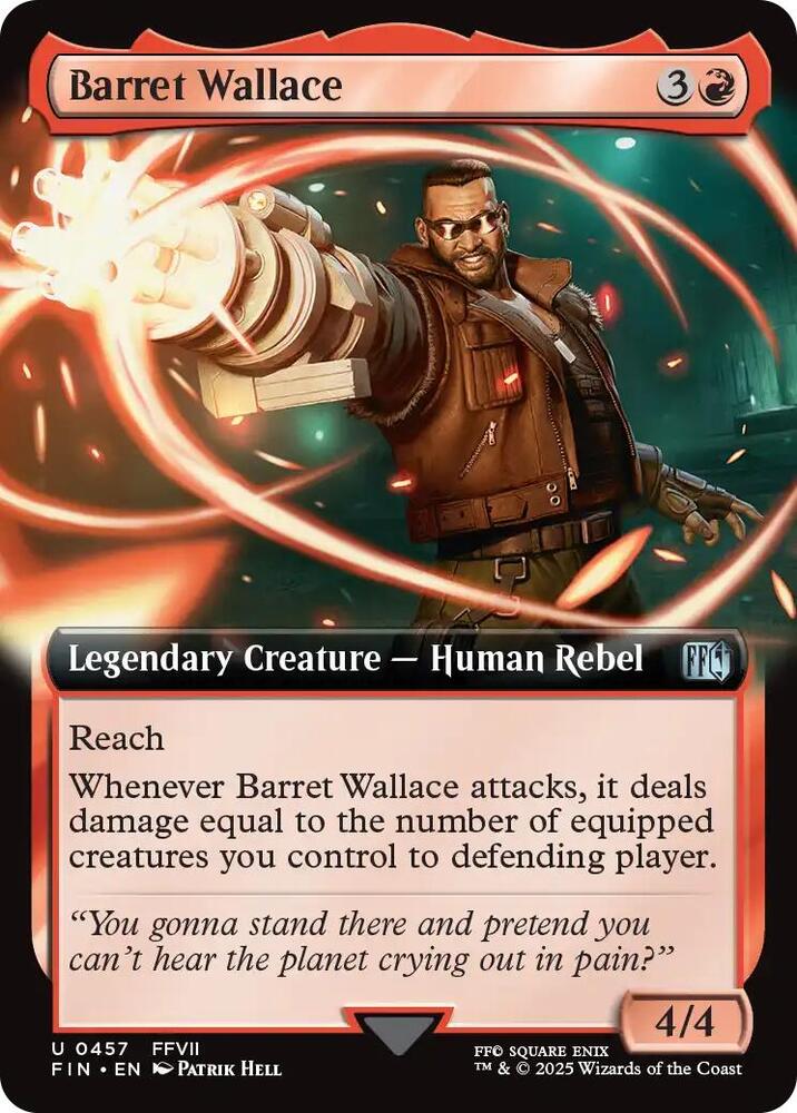 Barret Wallace (Extended Art) (457) [Final Fantasy]
