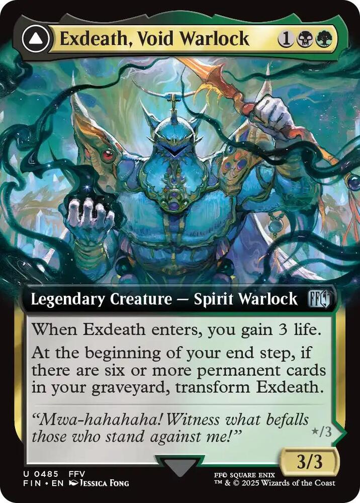 Exdeath, Void Warlock (Extended Art) (485) [Final Fantasy]