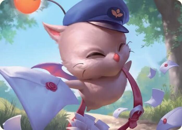 Delivery Moogle Art Card (1) [Final Fantasy Art Series]