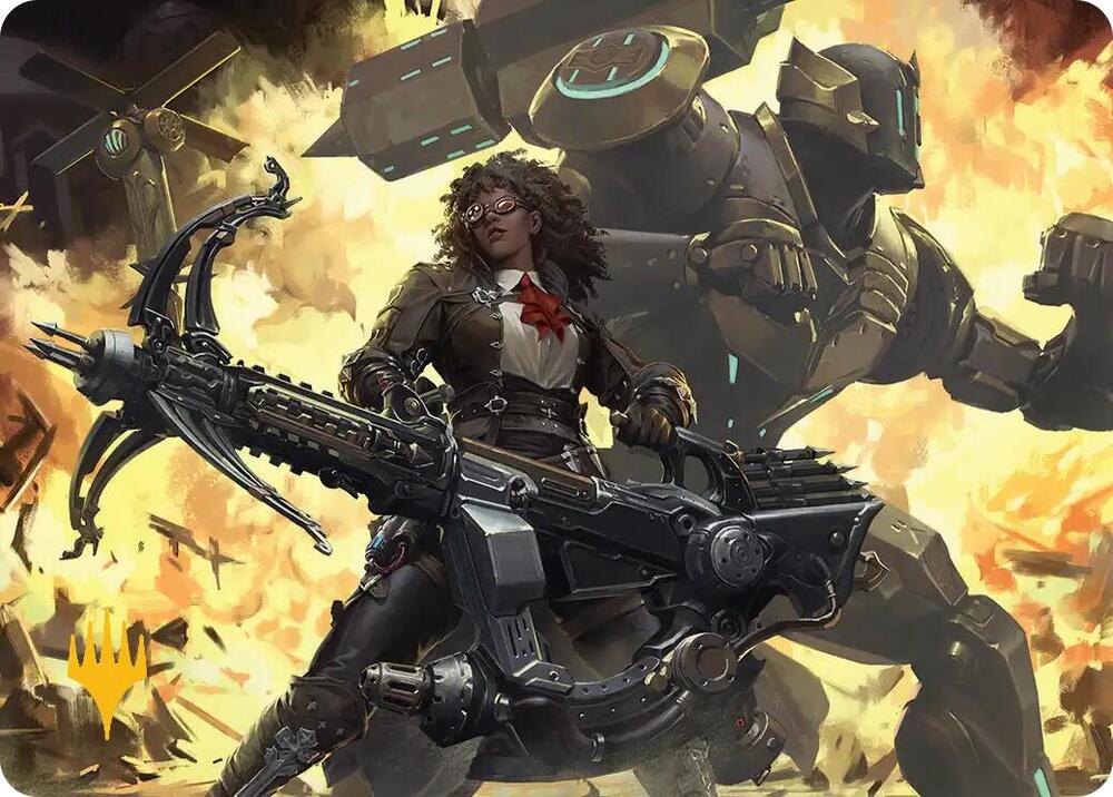 Machinist's Arsenal Art Card (Gold-Stamped Planeswalker Symbol) (2) [Final Fantasy Art Series]