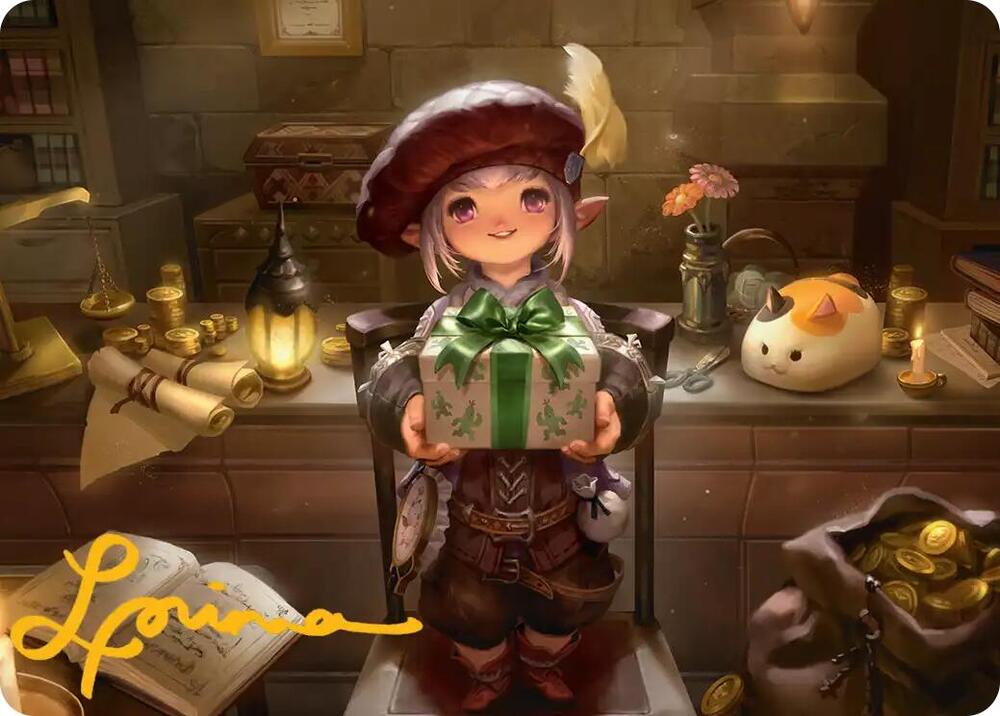 Tataru Taru Art Card (Gold-Stamped Signature) (25) [Final Fantasy Art Series]