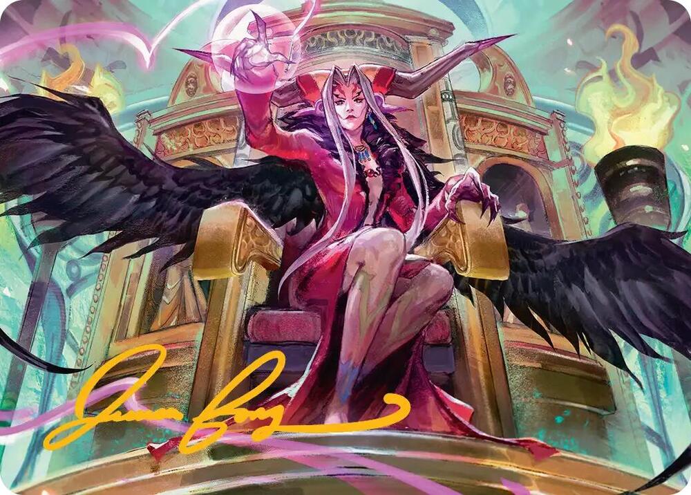 Sorceress's Schemes Art Card (Gold-Stamped Signature) (9) [Final Fantasy Art Series]