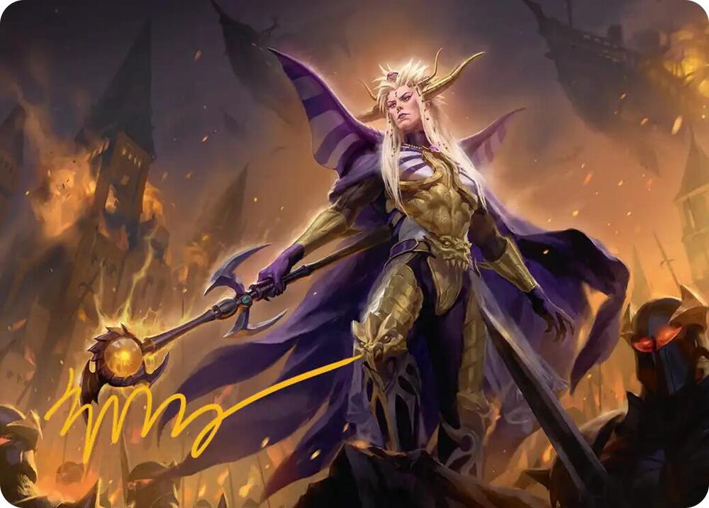 The Emperor of Palamecia Art Card (Gold-Stamped Signature) (13) [Final Fantasy Art Series]