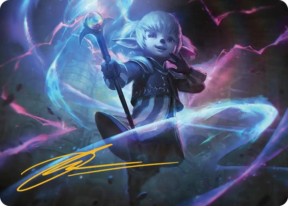 Shantotto, Tactician Magician Art Card (Gold-Stamped Signature) (16) [Final Fantasy Art Series]