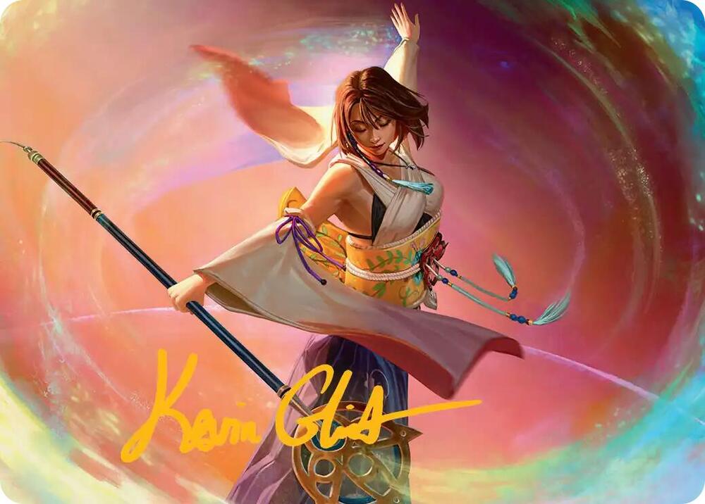 Yuna, Grand Summoner Art Card (Gold-Stamped Signature) (22) [Final Fantasy Art Series]