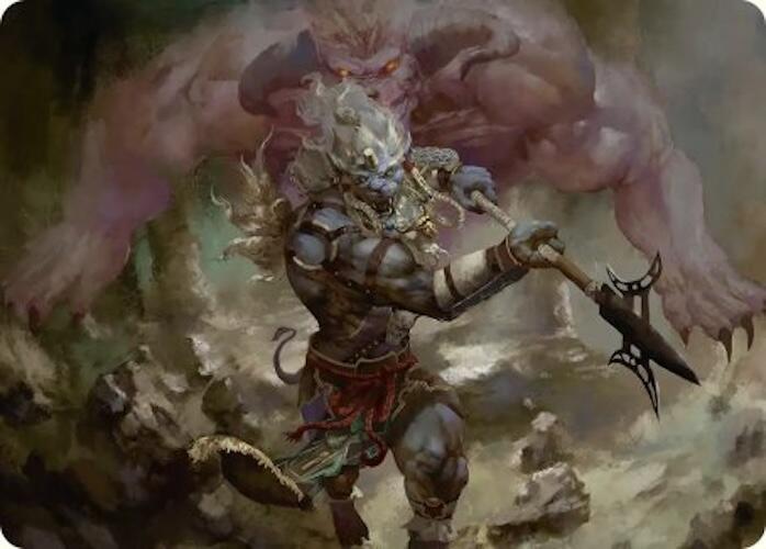 Kimahri, Valiant Guardian Art Card (29) [Final Fantasy Art Series]
