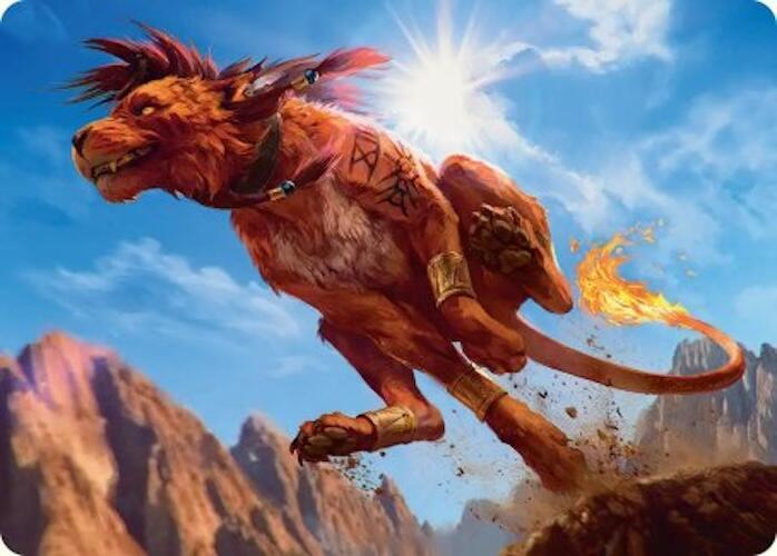 Red XIII, Proud Warrior Art Card (30) [Final Fantasy Art Series]
