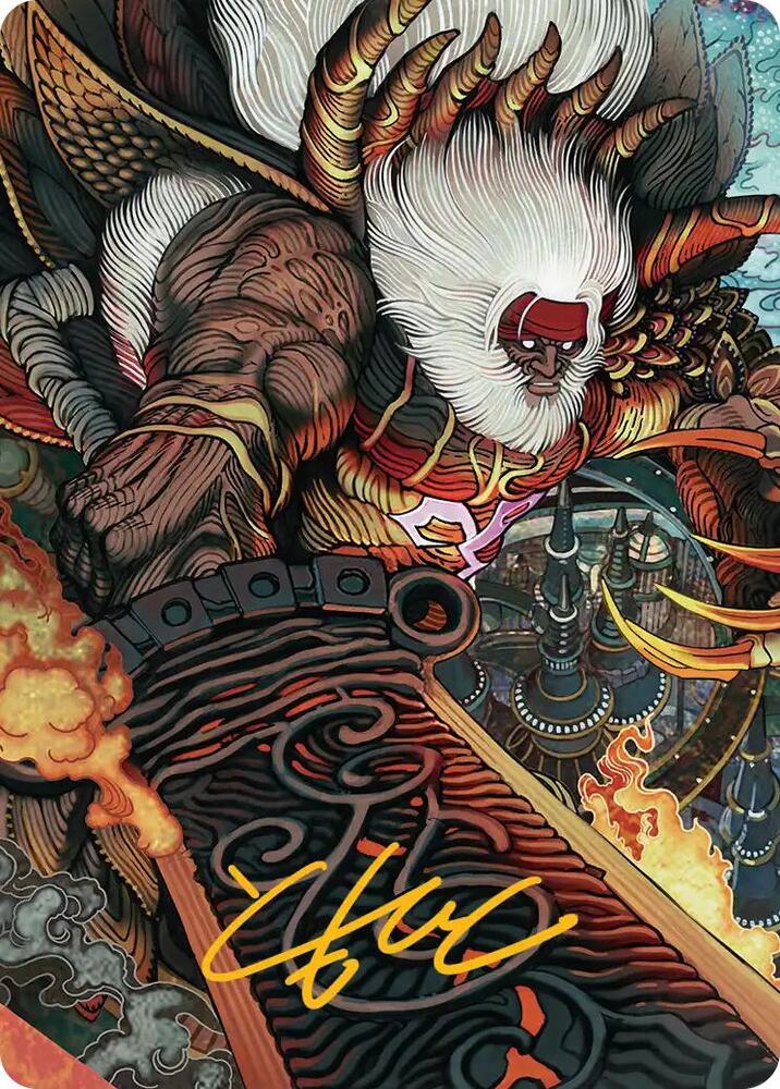 Braska's Final Aeon Art Card (Gold-Stamped Signature) (39) [Final Fantasy Art Series]