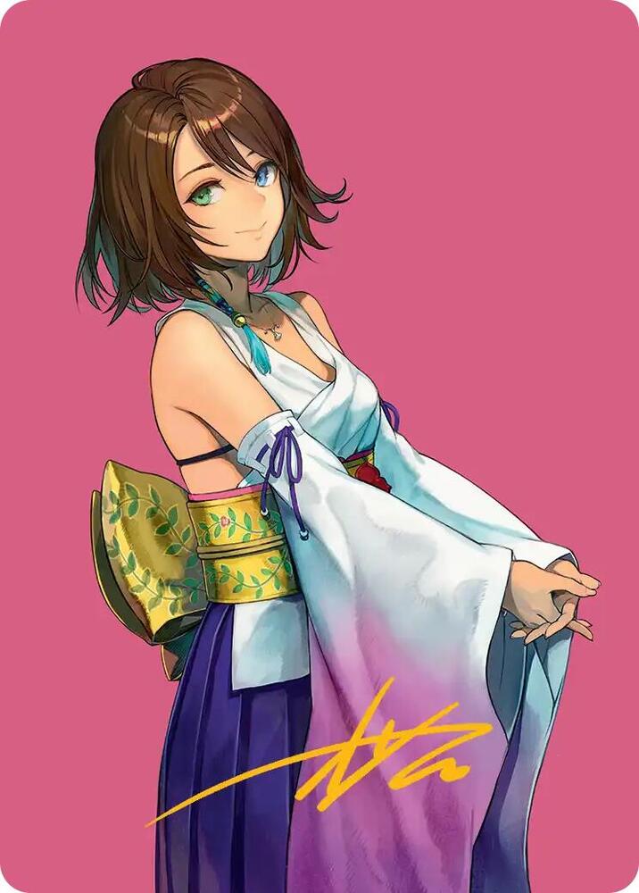 Yuna, Hope of Spira Art Card (Gold-Stamped Signature) (48) [Final Fantasy Art Series]