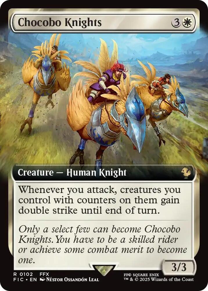 Chocobo Knights (Extended Art) (102) [Final Fantasy Commander]