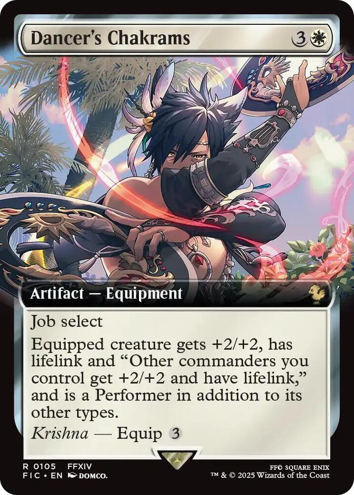 Dancer's Chakrams (Extended Art) (105) [Final Fantasy Commander]