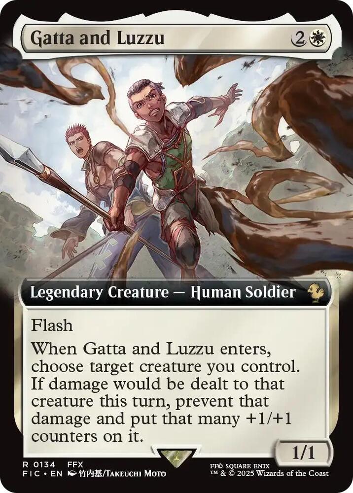 Gatta and Luzzu (Extended Art) (134) [Final Fantasy Commander]
