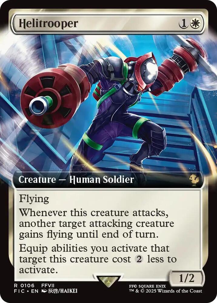Helitrooper (Extended Art) (106) [Final Fantasy Commander]