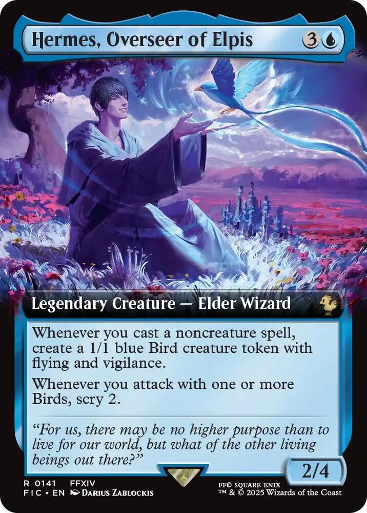 Hermes, Overseer of Elpis (Extended Art) (141) [Final Fantasy Commander]