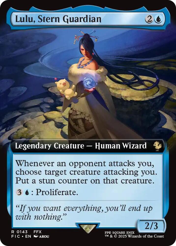 Lulu, Stern Guardian (Extended Art) (143) [Final Fantasy Commander]