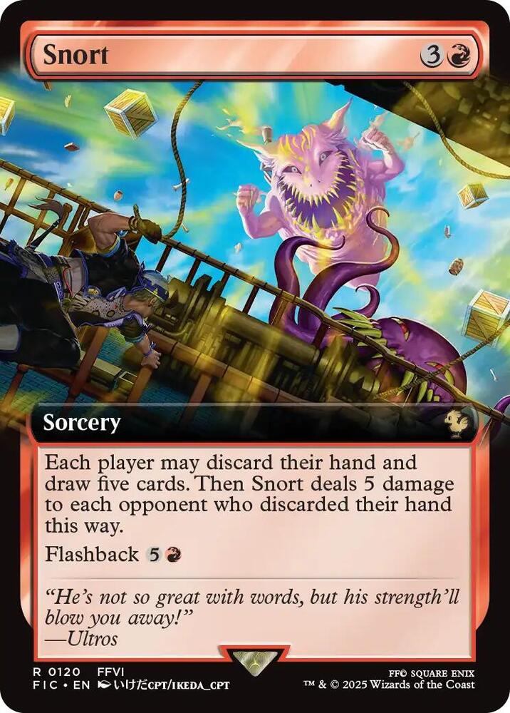 Snort (Extended Art) (120) [Final Fantasy Commander]