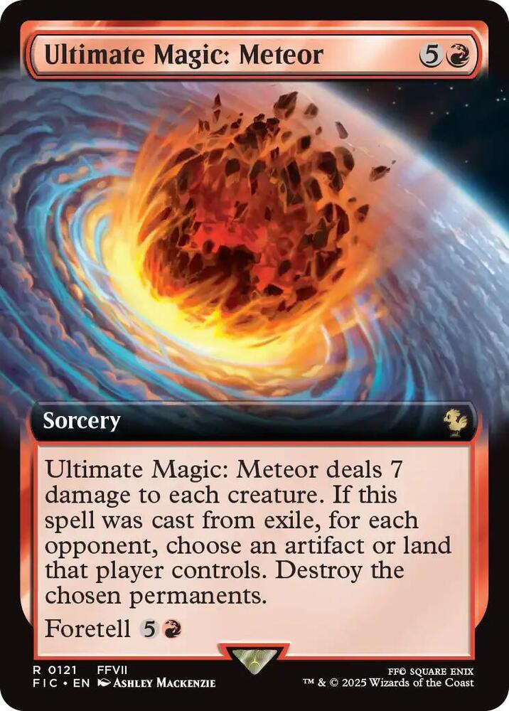 Ultimate Magic: Meteor (Extended Art) (121) [Final Fantasy Commander]