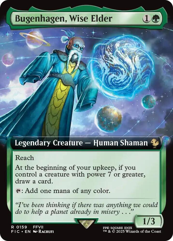 Bugenhagen, Wise Elder (Extended Art) (159) [Final Fantasy Commander]