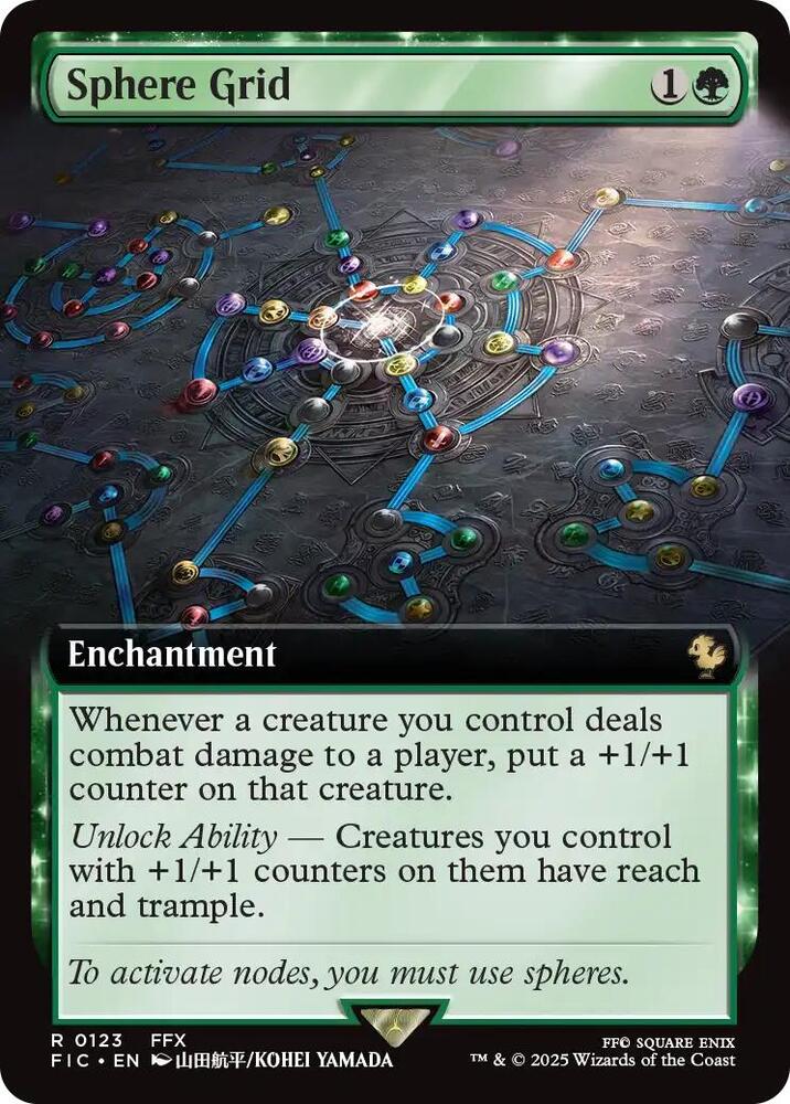 Sphere Grid (Extended Art) (123) [Final Fantasy Commander]