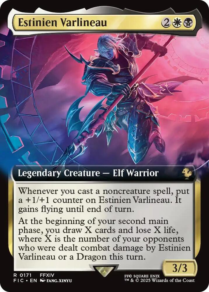 Estinien Varlineau (Extended Art) (171) [Final Fantasy Commander]