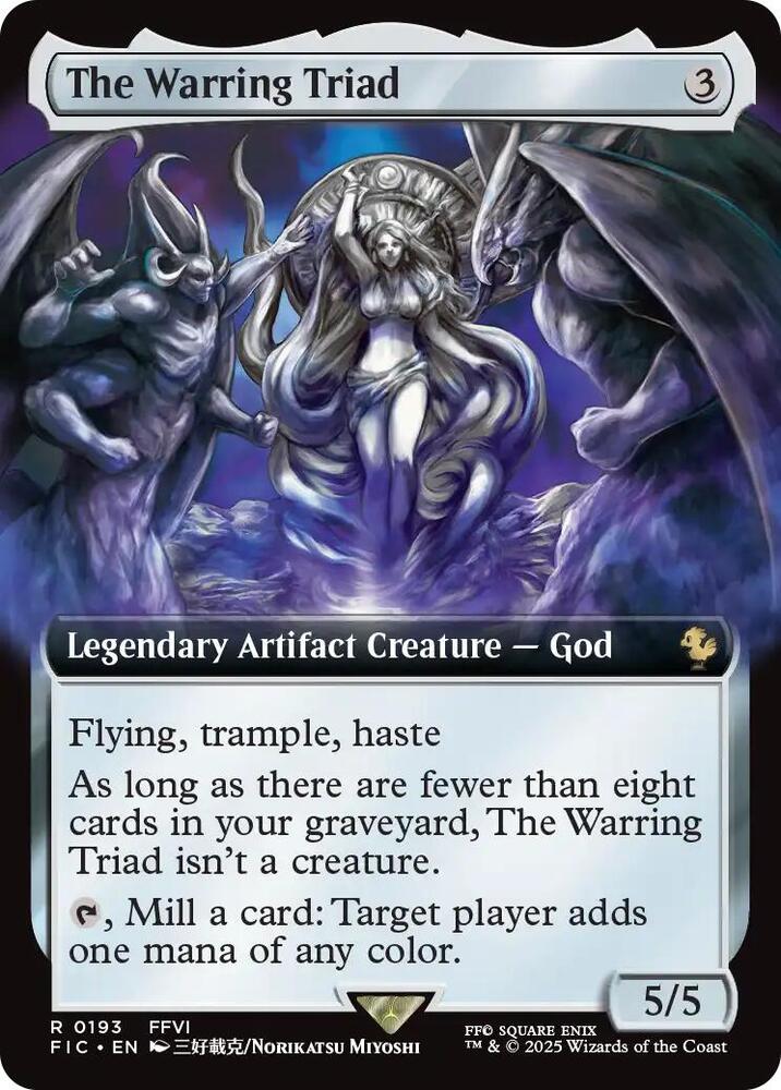 The Warring Triad (Extended Art) (193) [Final Fantasy Commander]
