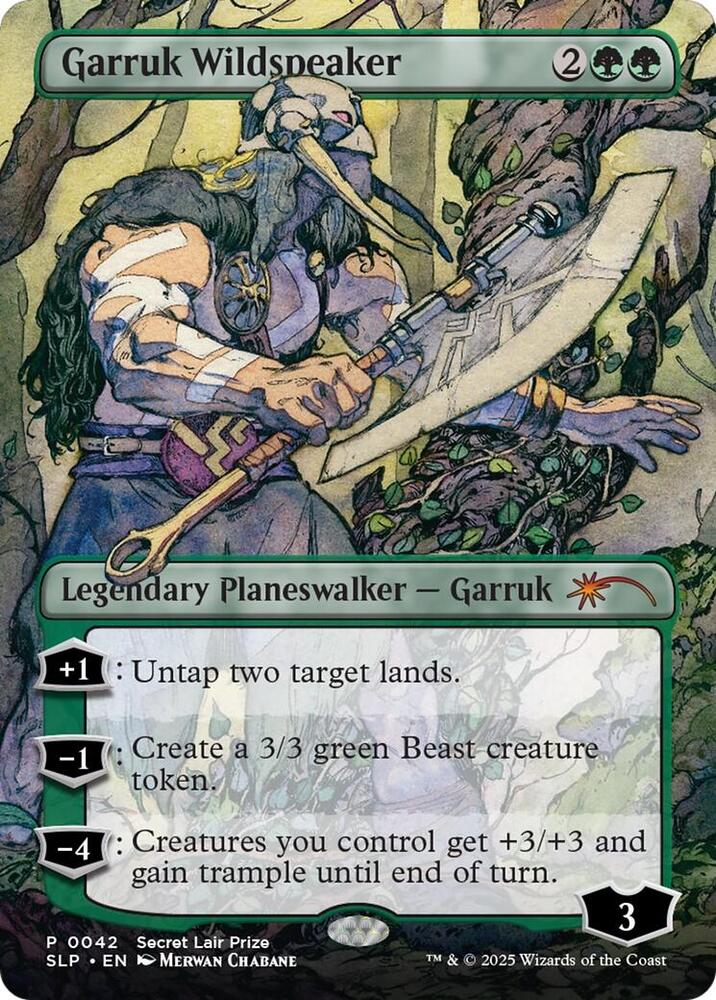Garruk Wildspeaker (42) [Secret Lair Showdown]
