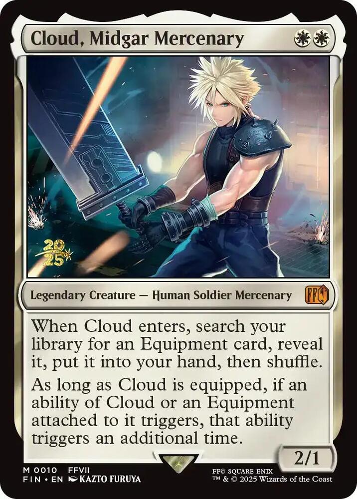 Cloud, Midgar Mercenary (10) [Prerelease Cards]