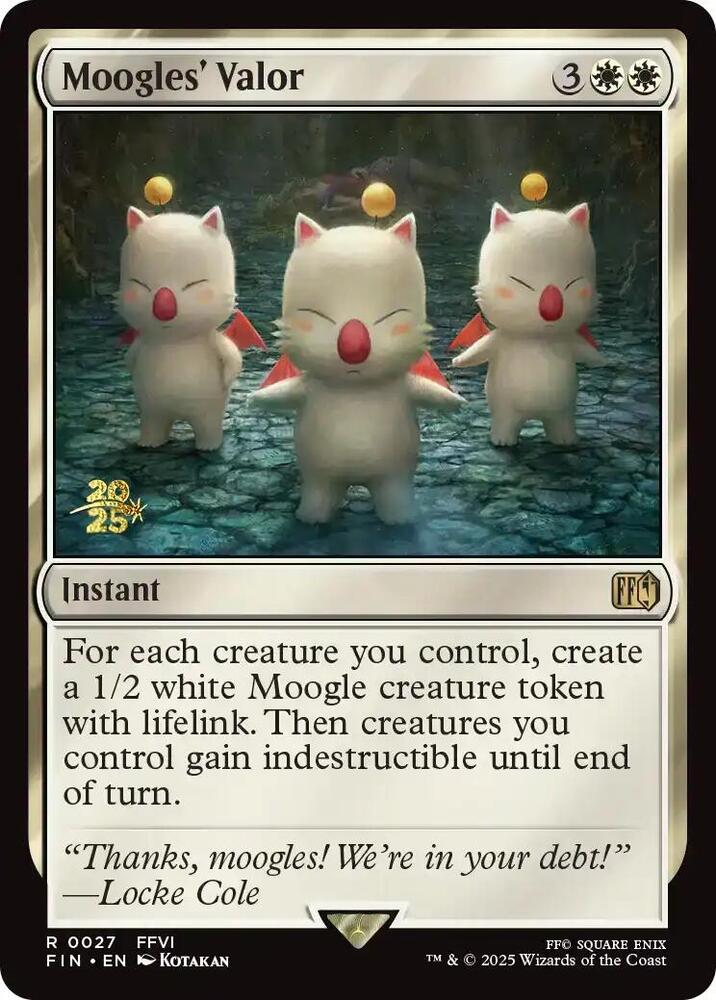 Moogles' Valor (27) [Prerelease Cards]