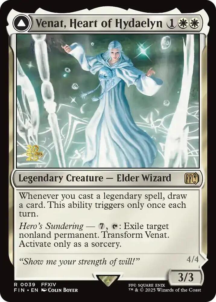 Venat, Heart of Hydaelyn (39) [Prerelease Cards]