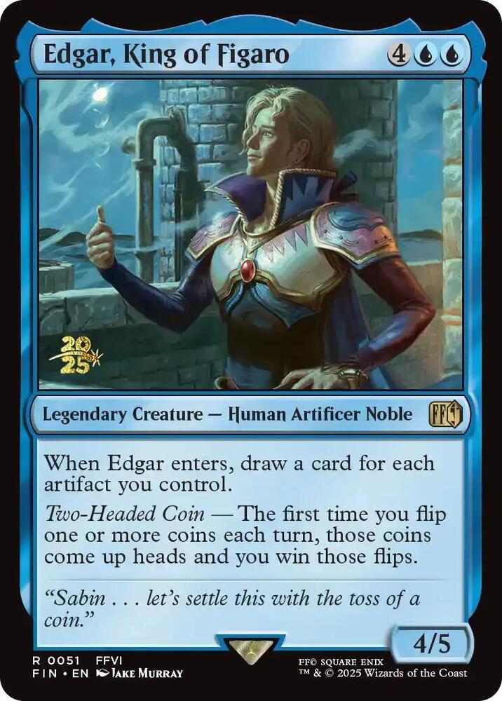Edgar, King of Figaro (51) [Prerelease Cards]