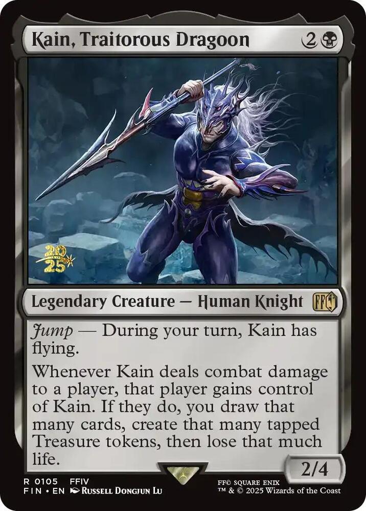 Kain, Traitorous Dragoon (105) [Prerelease Cards]
