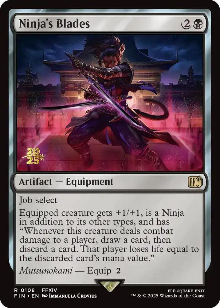 Ninja's Blades (108) [Prerelease Cards]