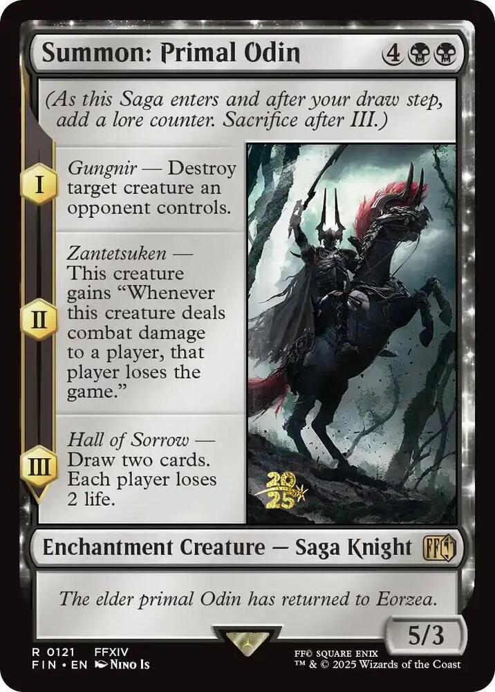 Summon: Primal Odin (121) [Prerelease Cards]