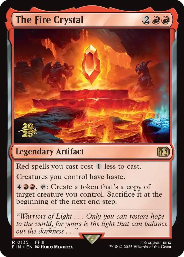 The Fire Crystal (135) [Prerelease Cards]