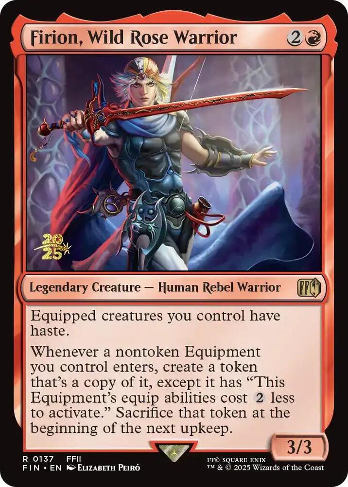 Firion, Wild Rose Warrior (137) [Prerelease Cards]