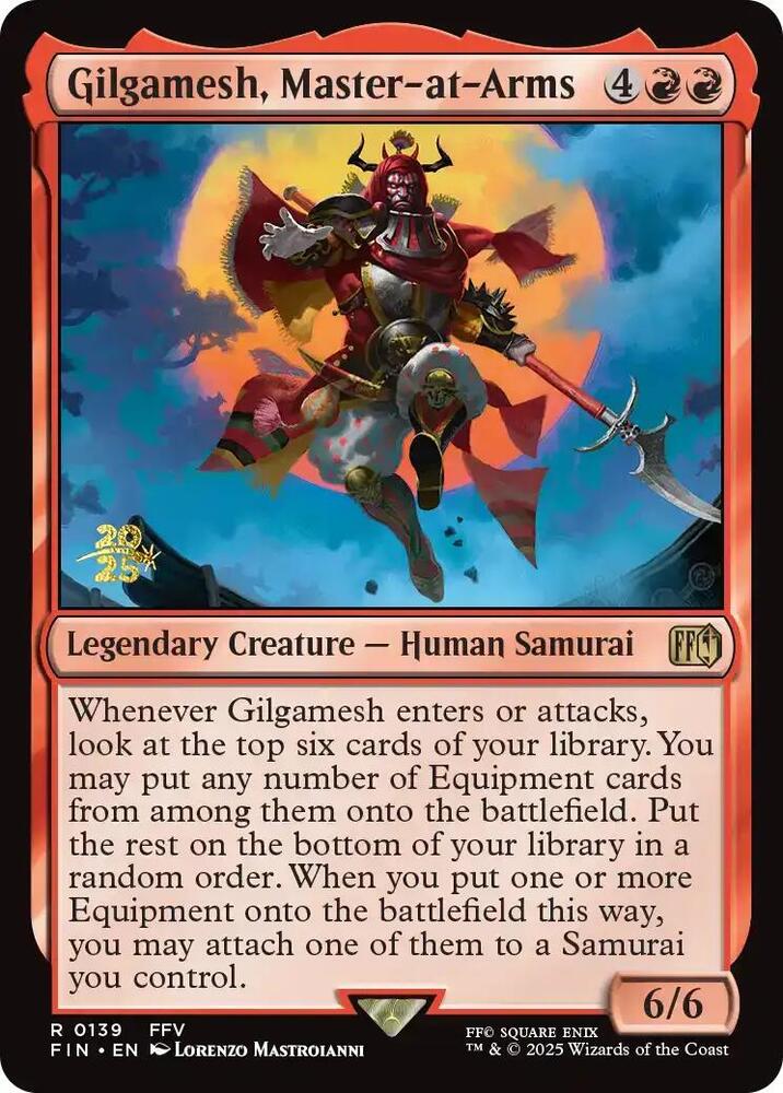 Gilgamesh, Master-at-Arms (139) [Prerelease Cards]