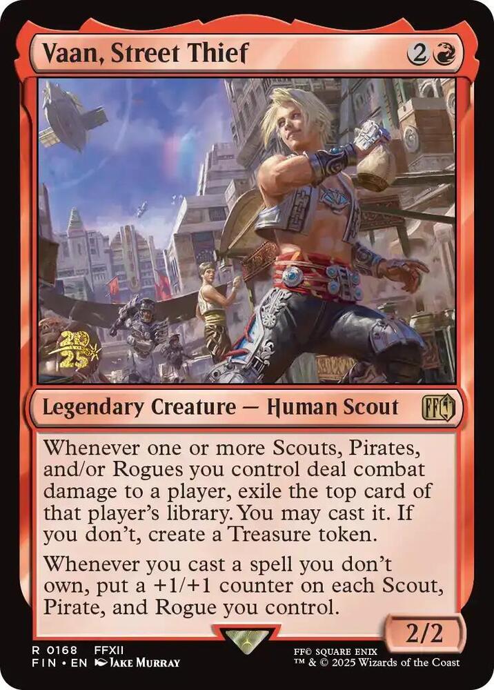 Vaan, Street Thief (168) [Prerelease Cards]