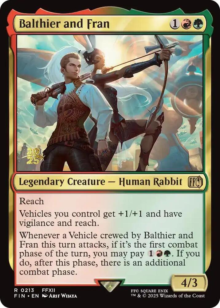 Balthier and Fran (213) [Prerelease Cards]