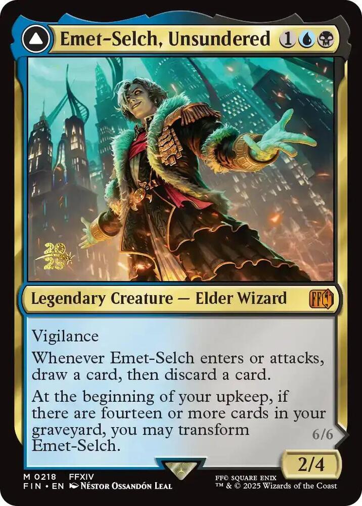 Emet-Selch, Unsundered (218) [Prerelease Cards]