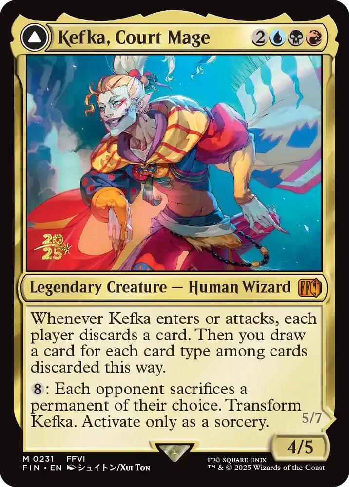 Kefka, Court Mage (231) [Prerelease Cards]
