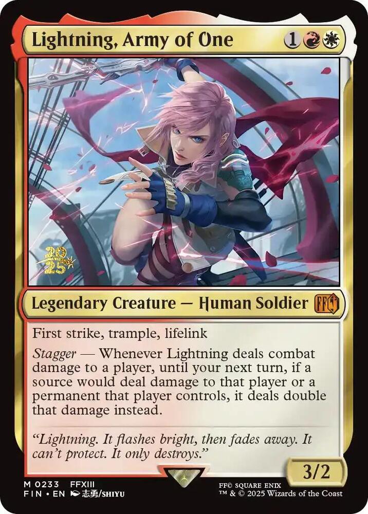 Lightning, Army of One (233) [Prerelease Cards]