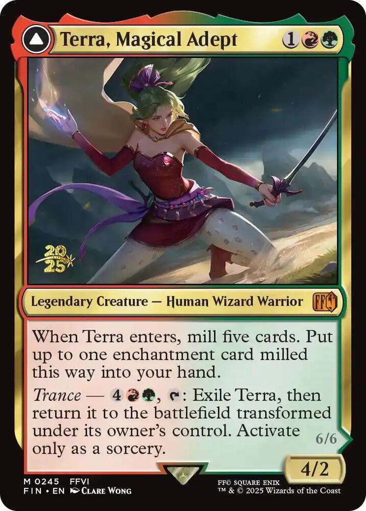 Terra, Magical Adept (245) [Prerelease Cards]