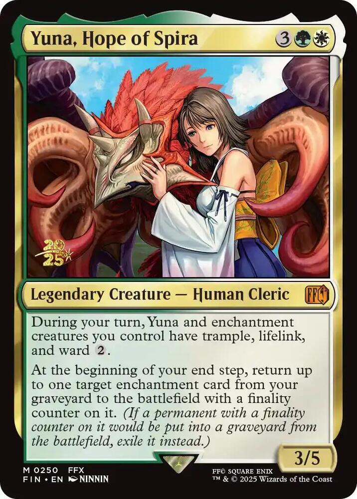Yuna, Hope of Spira (250) [Prerelease Cards]